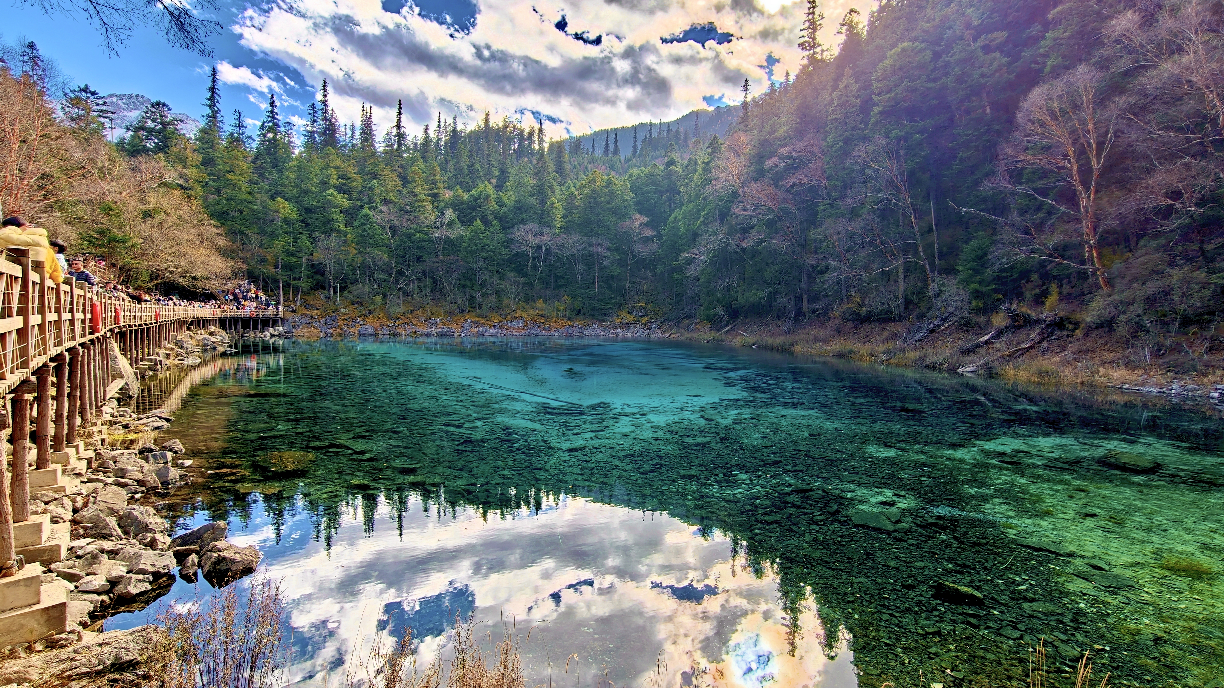 九寨溝絕美秋景